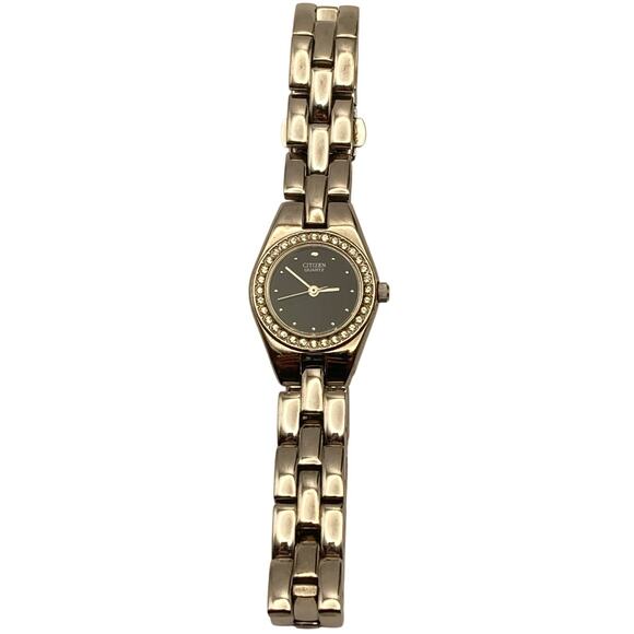 VTG Citizen Dress Womens Watch 23mm New Battery Wrist 5.5" WR 5930-S99001 - Picture 1 of 8